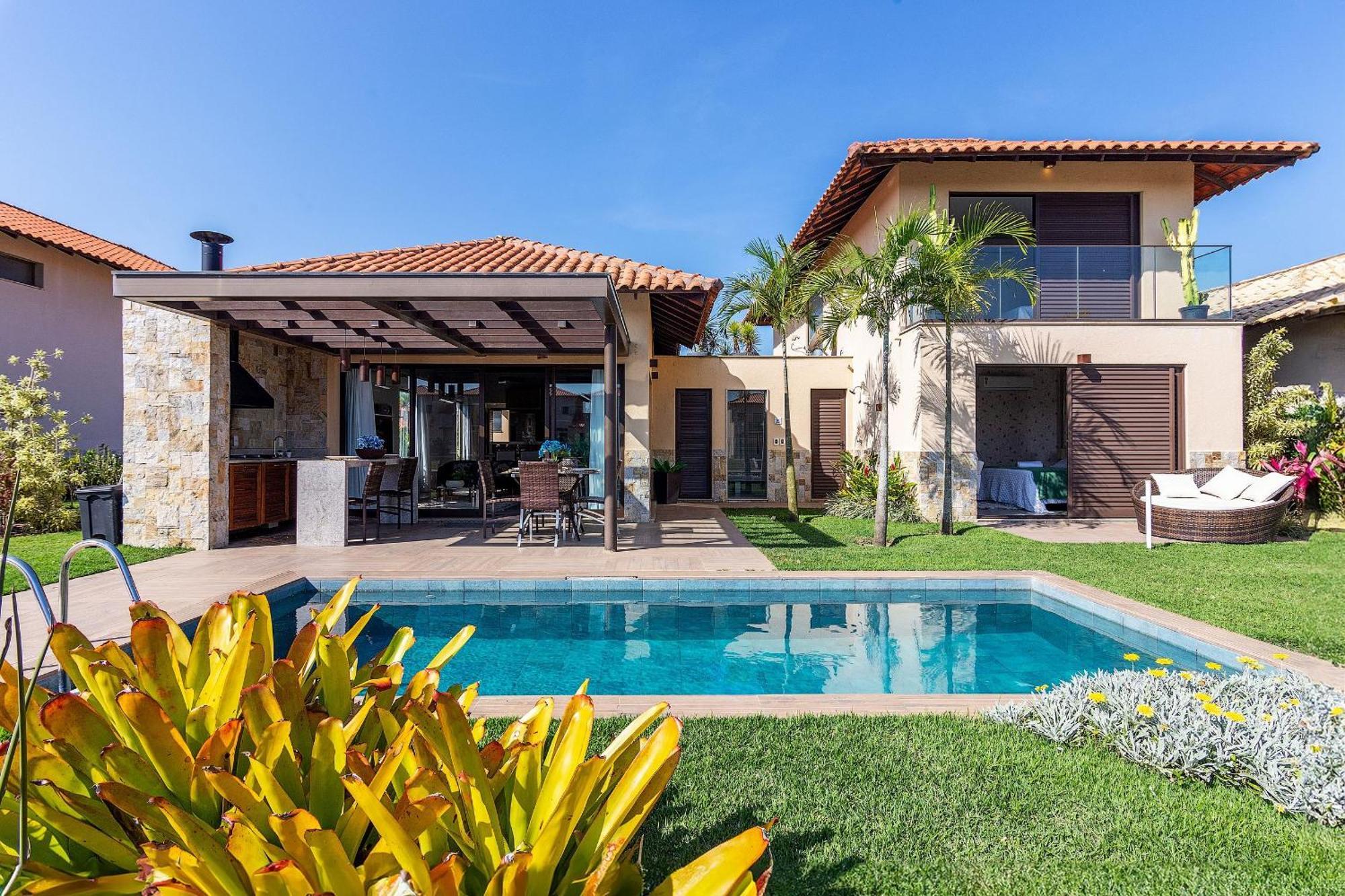 Сasa de vacaciones Bz28 Piscina E Area Gourmet Privativas, Arete